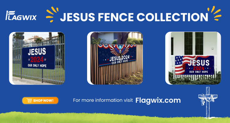 Jesus Fence banner